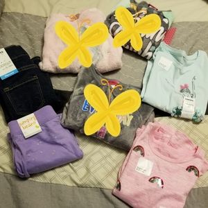 Lot Size 5/5T Girls Brand New Clothes 4 items